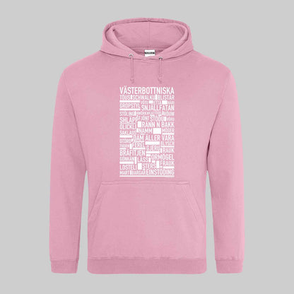 Västerbottniska Dialekt Text Hoodie