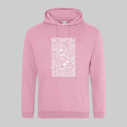 Nättrabyska Dialekt Text Hoodie