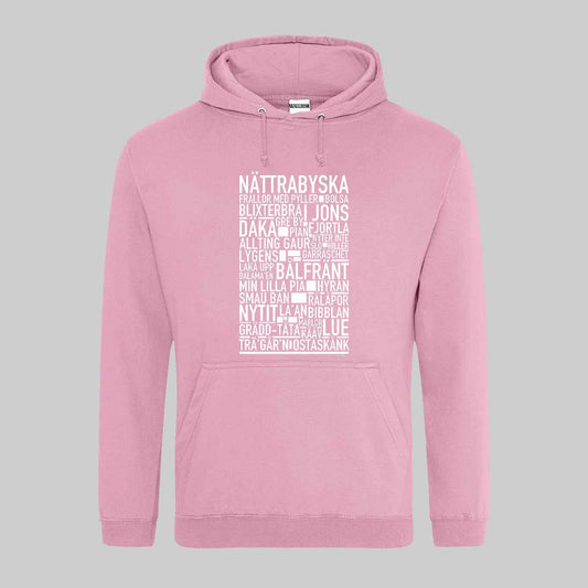 Nättrabyska Dialekt Text Hoodie