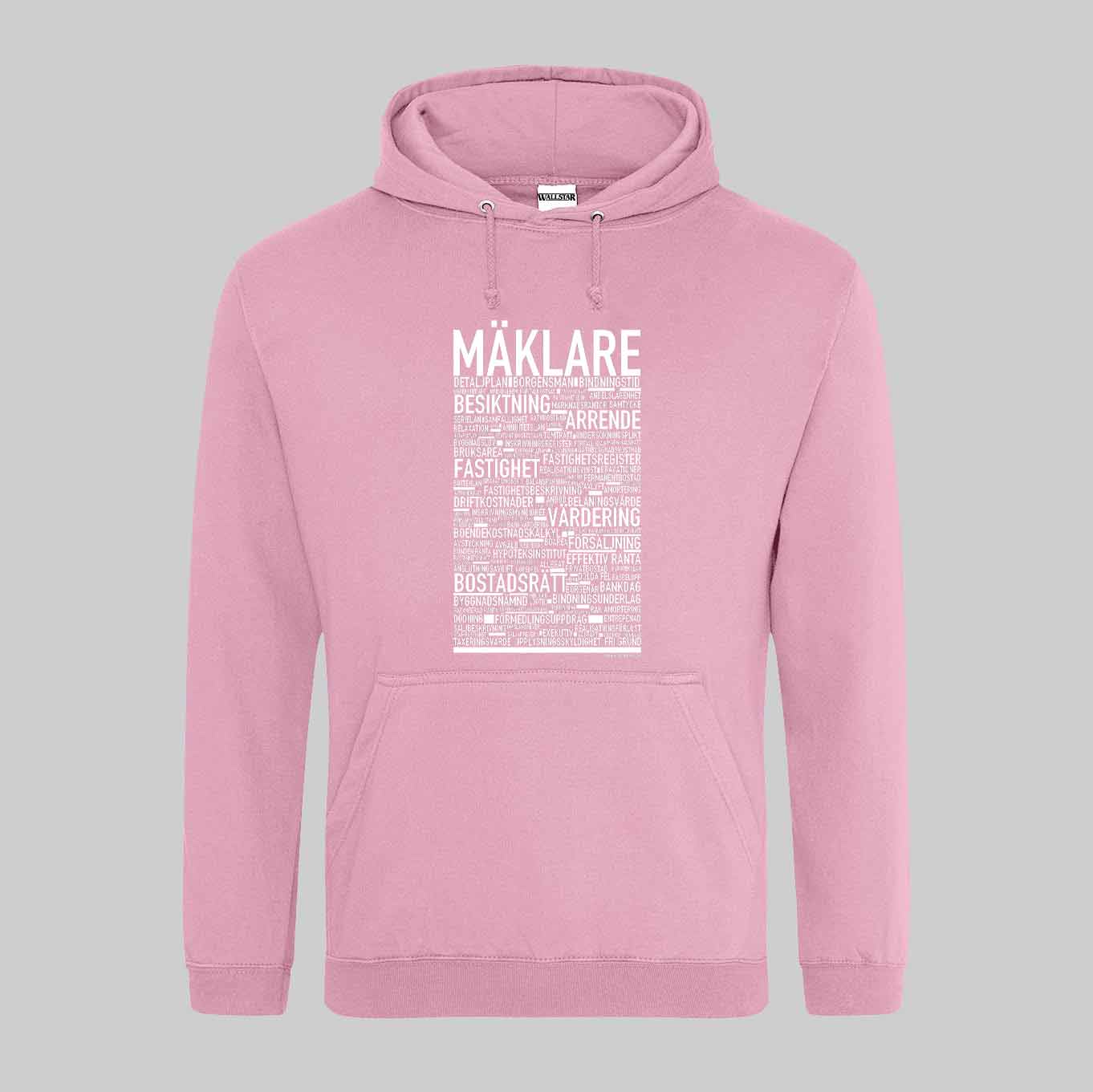 Mäklare Text Hoodie