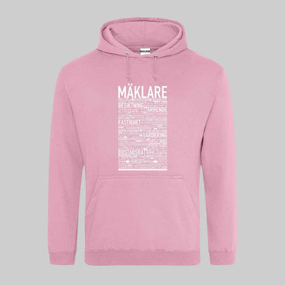 Mäklare Text Hoodie