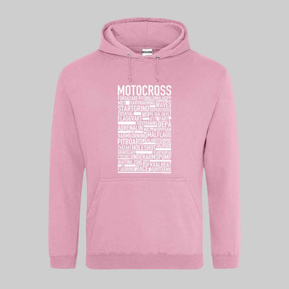 Motocross Text Hoodie