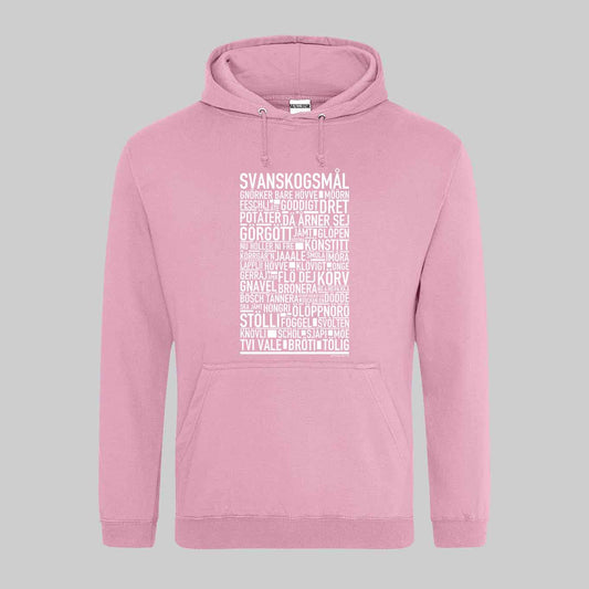 Svanskogsmål Dialekt Text Hoodie