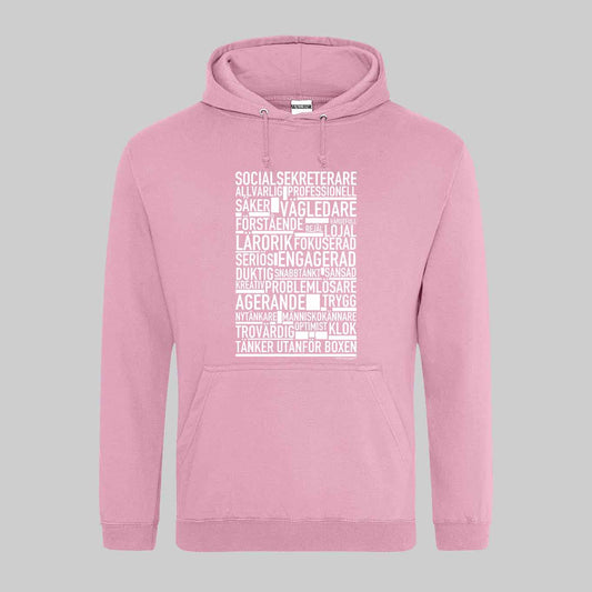 Socialsekreterare Text Hoodie