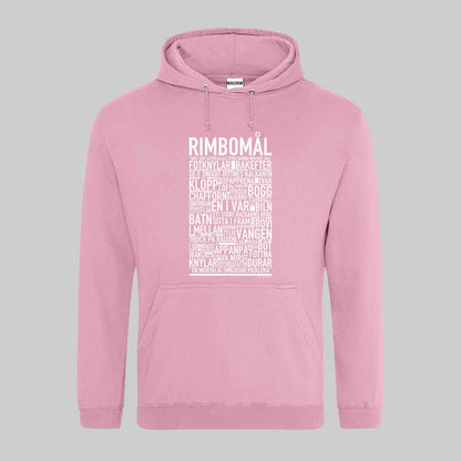 Rimbomål Dialekt Text Hoodie