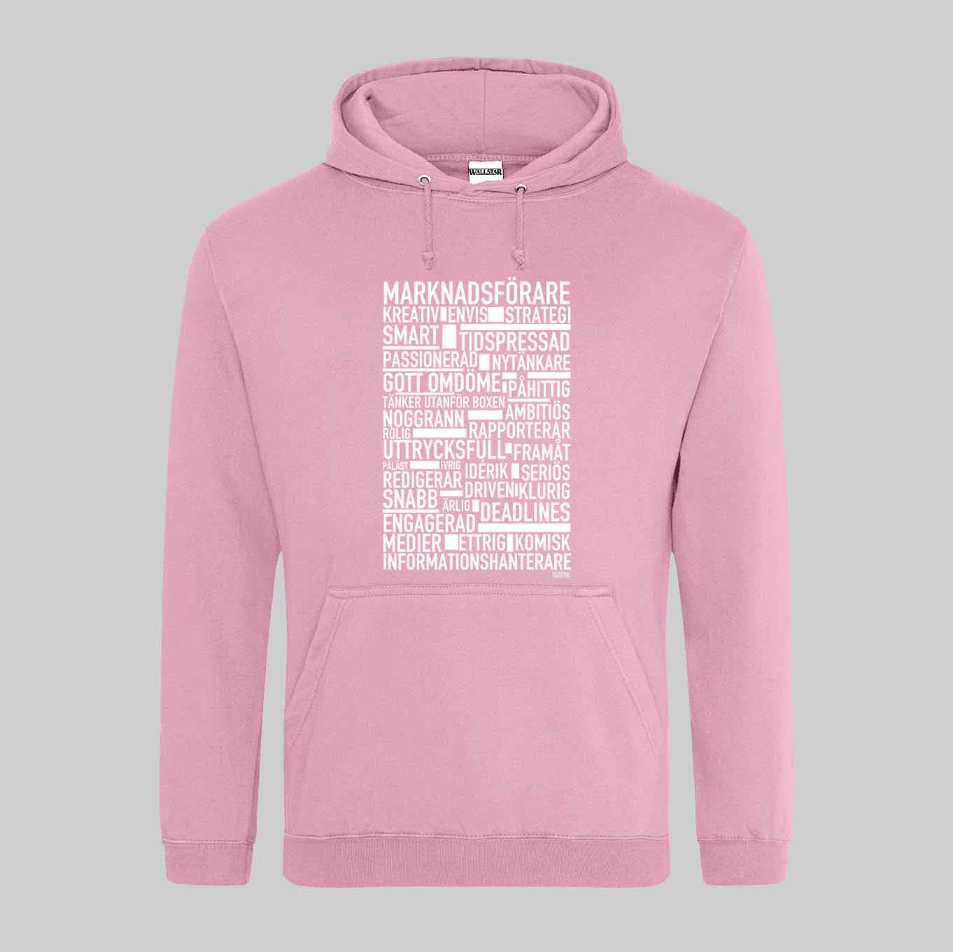 Marknadsförare Text Hoodie