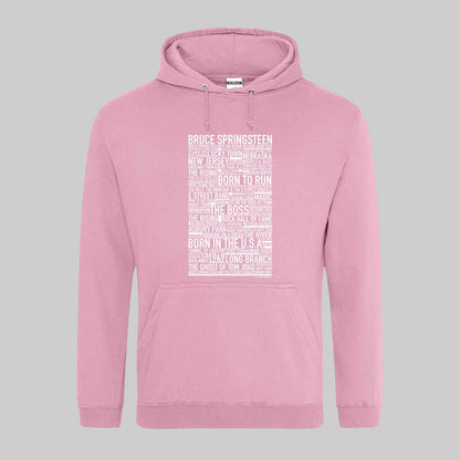 Bruce Springsteen Text Hoodie
