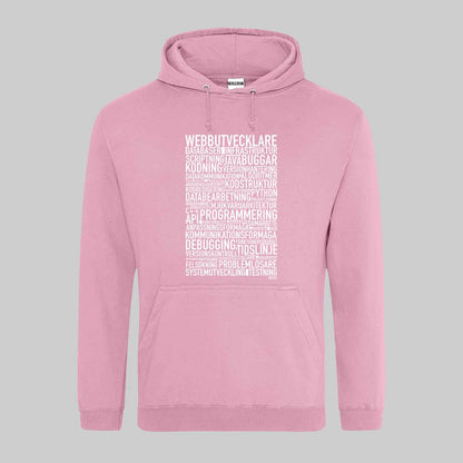 Webbutvecklare Text Hoodie