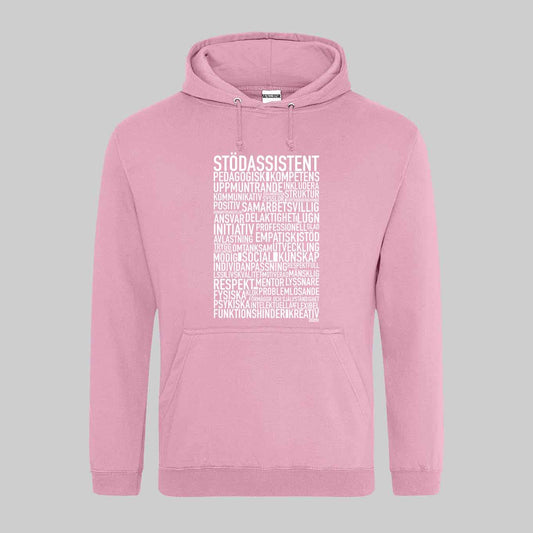 Stödassistent 2025 Text Hoodie