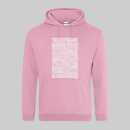 Truckförare Text Hoodie