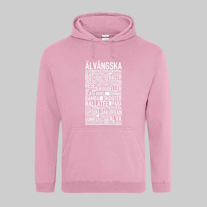 Älvängska Dialekt Text Hoodie