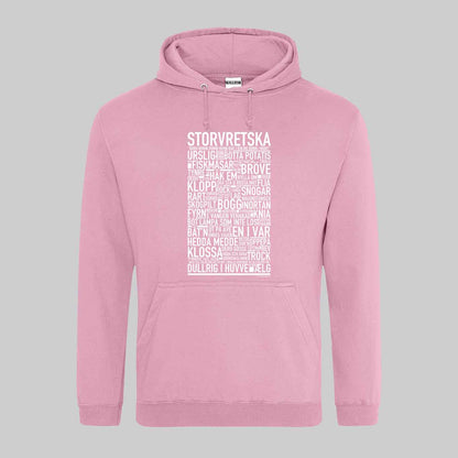 Storvretska Dialekt Text Hoodie