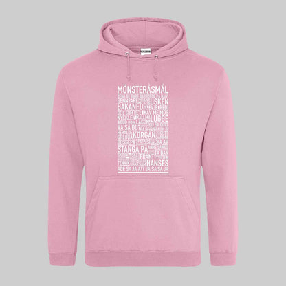 Mönsteråsmål Dialekt Text Hoodie