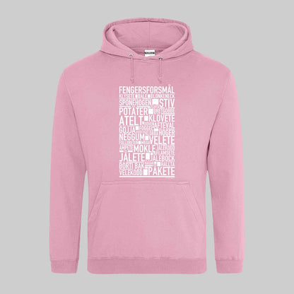 Fengersforsmål Dialekt Text Hoodie