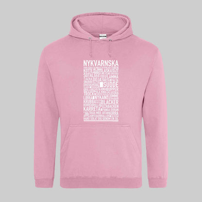 Nykvarnska Dialekt Text Hoodie