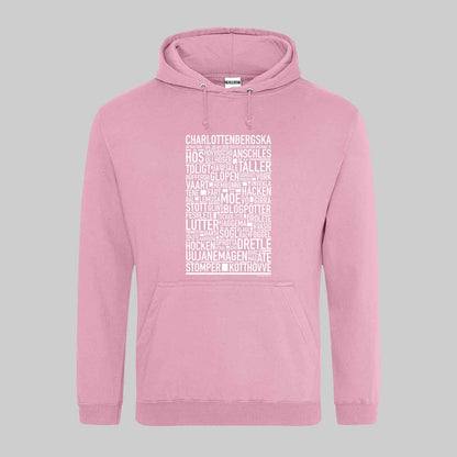 Charlottenbergska Dialekt Text Hoodie
