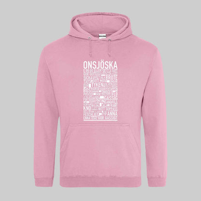 Onsjöska Dialekt Text Hoodie
