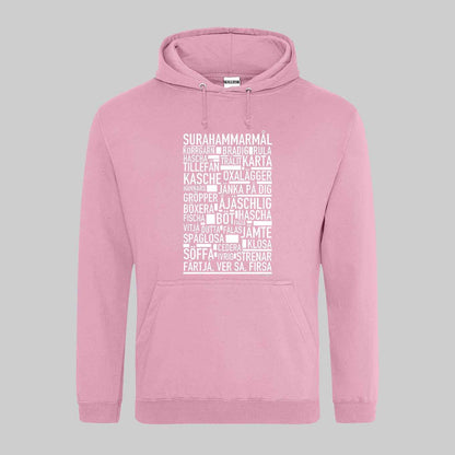 Surahammarmål Dialekt Text Hoodie