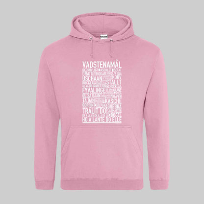 Vadstenamål Dialekt Text Hoodie