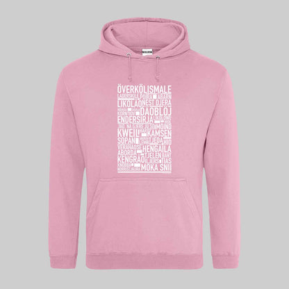 Överkölismale Dialekt Text Hoodie