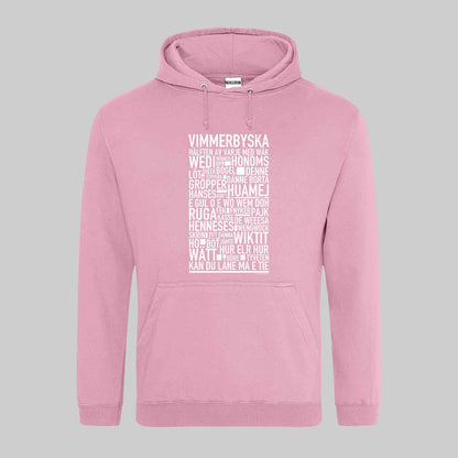 Vimmerbyska Dialekt Text Hoodie