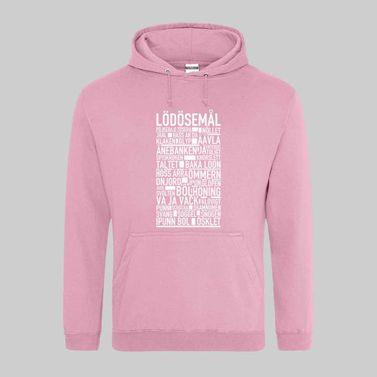 Lödösemål Dialekt Text Hoodie