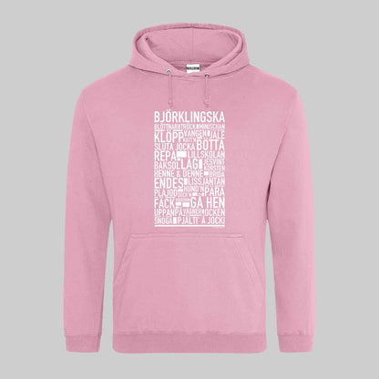Björklingska Dialekt Text Hoodie