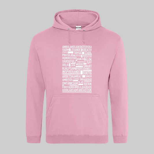 Ambulanssjuksköterska Text Hoodie