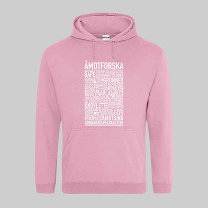 Åmotforska Dialekt Text Hoodie