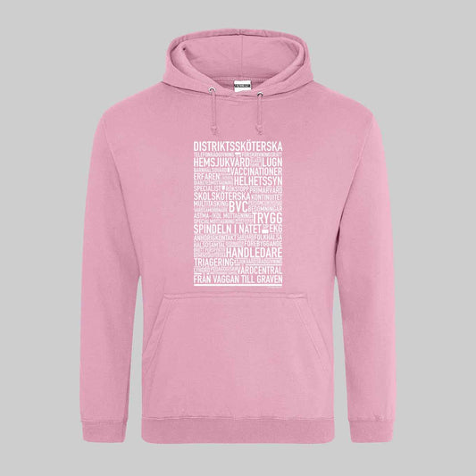 Distriktssköterska Text Hoodie
