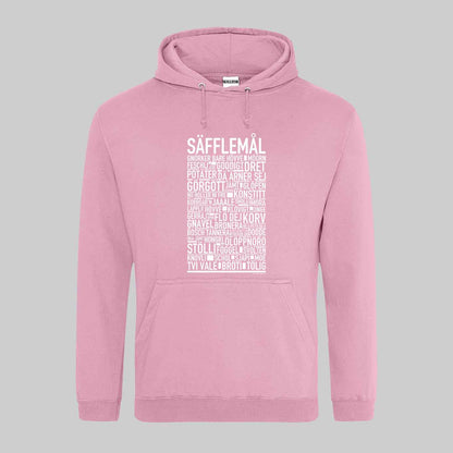 Säfflemål Dialekt Text Hoodie