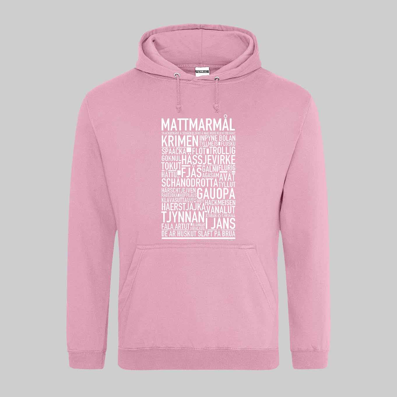 Mattmarmål Dialekt Text Hoodie