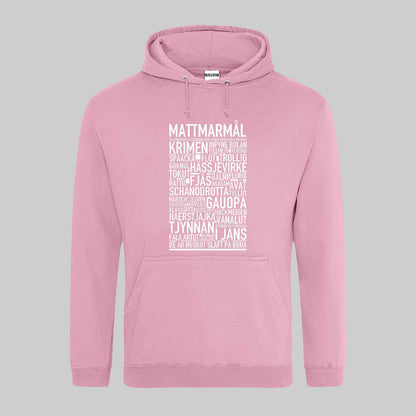 Mattmarmål Dialekt Text Hoodie
