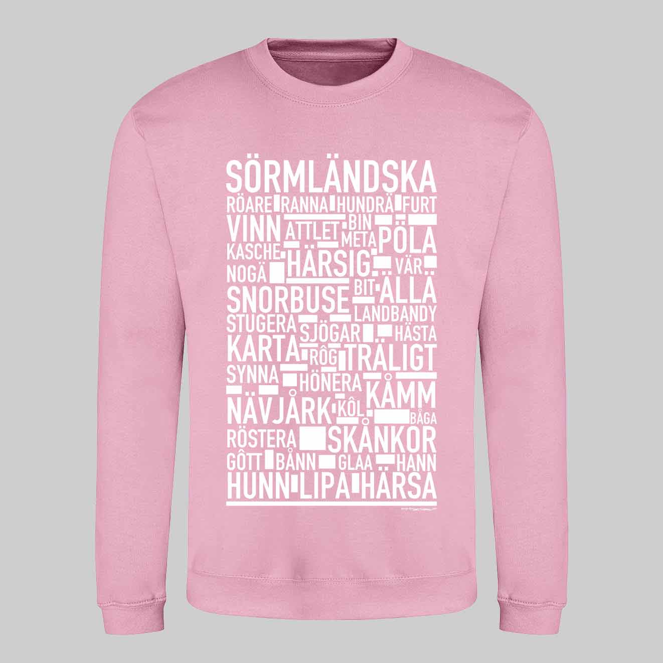 Sörmländska Dialekt Text Sweatshirt