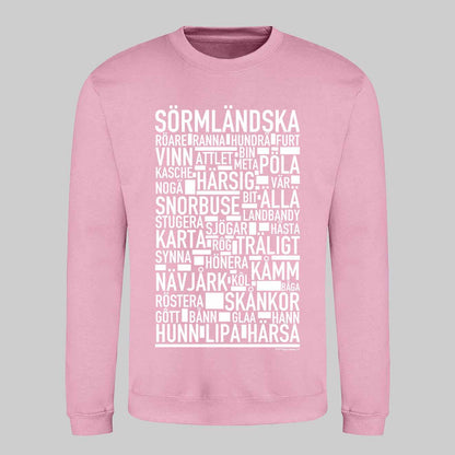 Sörmländska Dialekt Text Sweatshirt