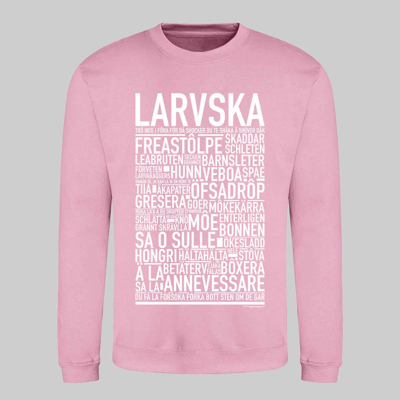 Larvska Dialekt Text Sweatshirt