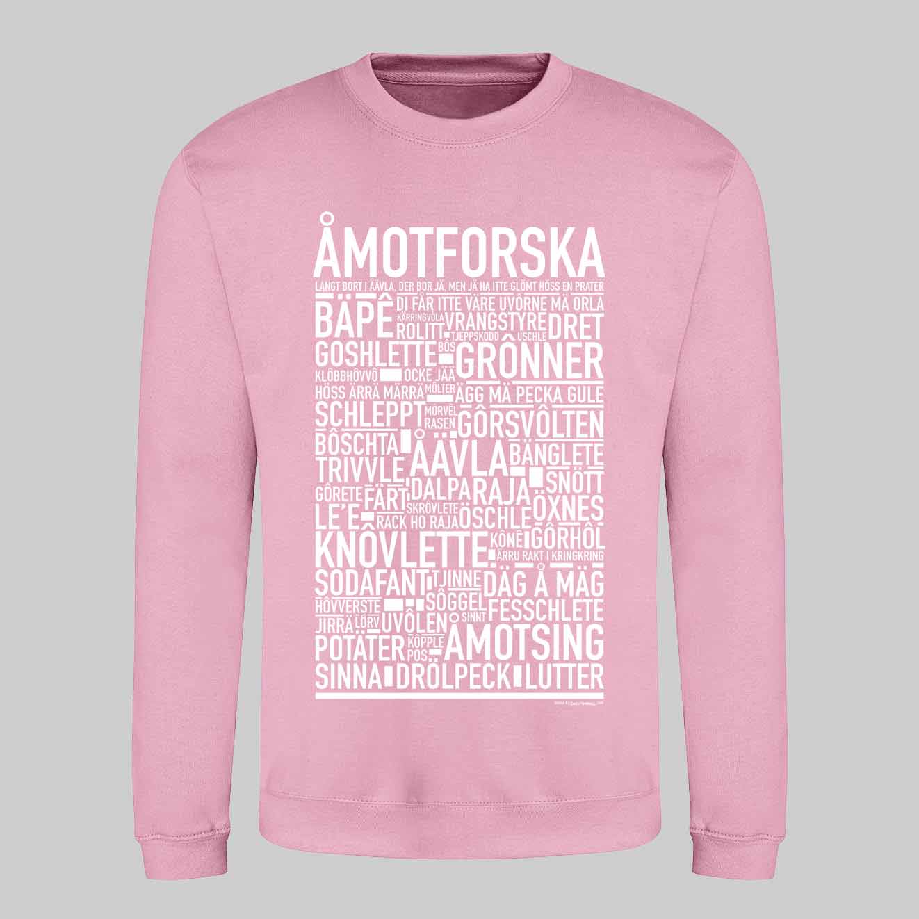 Åmotforska Dialekt Text Sweatshirt