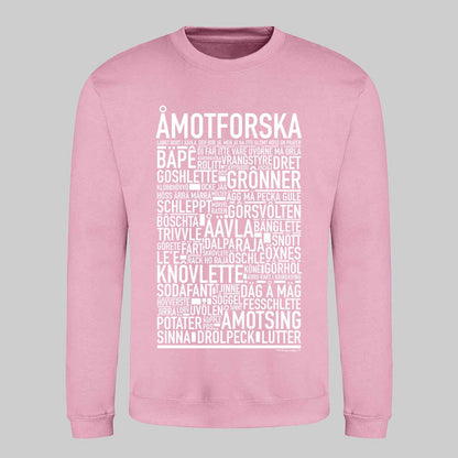 Åmotforska Dialekt Text Sweatshirt