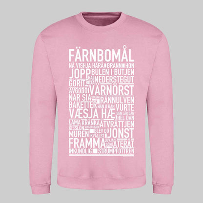 Färnbomål Dialekt Text Sweatshirt