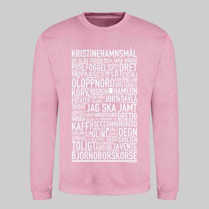 Kristinehamnsmål Dialekt Text Sweatshirt