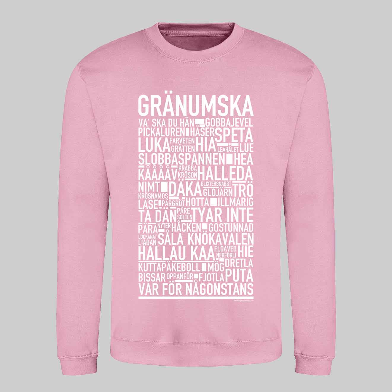 Gränumska Dialekt Text Sweatshirt
