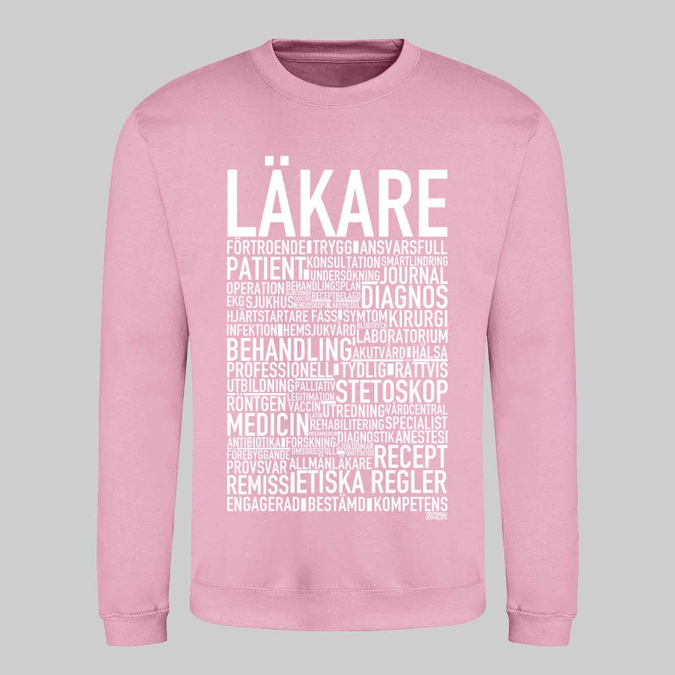 Läkare 2025 Text Sweatshirt