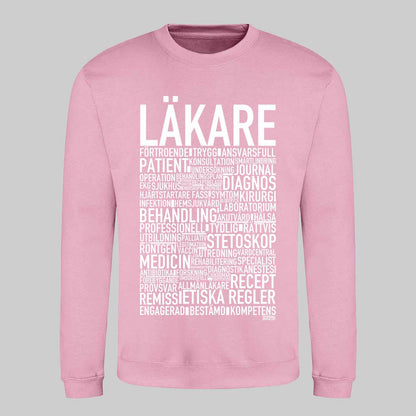 Läkare 2025 Text Sweatshirt