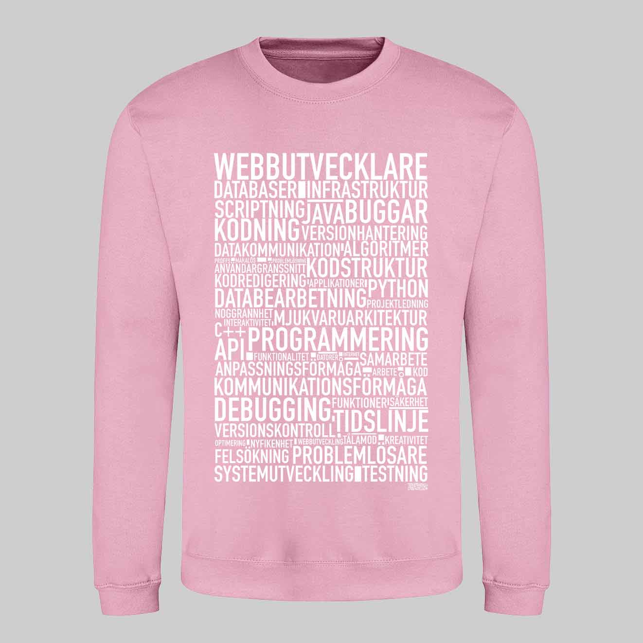 Webbutvecklare Text Sweatshirt