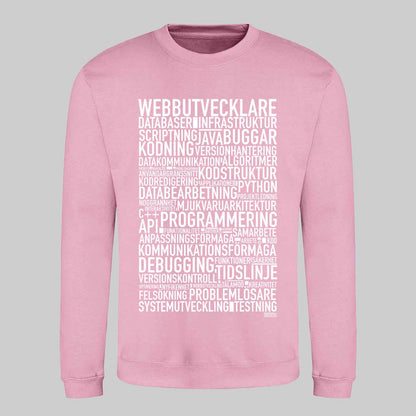 Webbutvecklare Text Sweatshirt