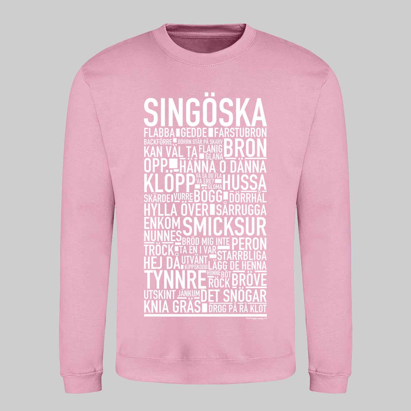 Singöska Dialekt Text Sweatshirt