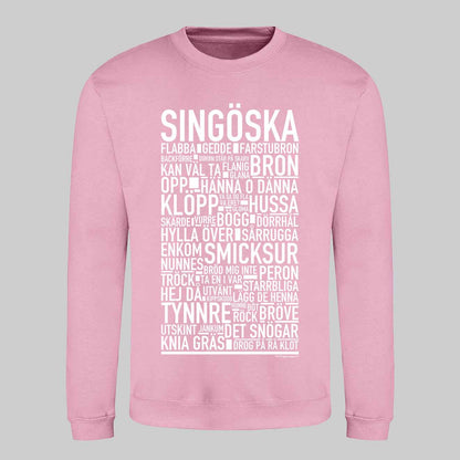 Singöska Dialekt Text Sweatshirt