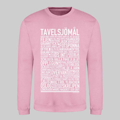 Tavelsjömål Dialekt Text Sweatshirt