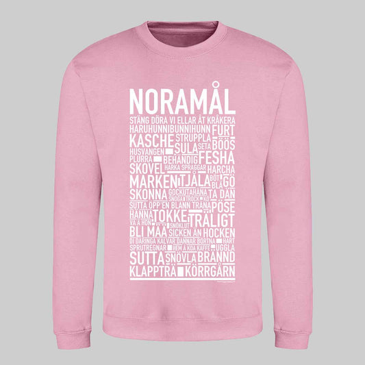 Noramål Dialekt Text Sweatshirt