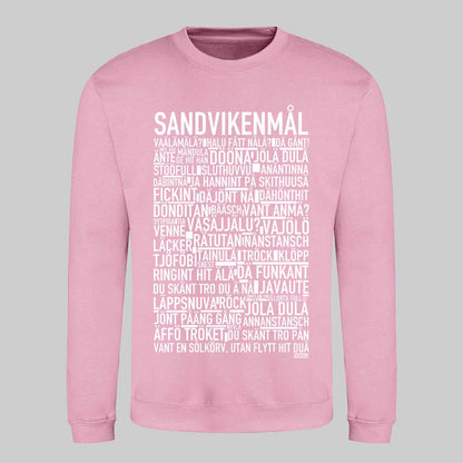 Sandvikenmål Dialekt Text Sweatshirt